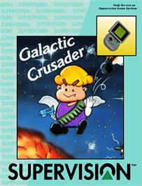 Box cover for Galactic Crusader on the Watara Supervision.
