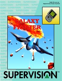 Box cover for Galaxy Fighter on the Watara Supervision.