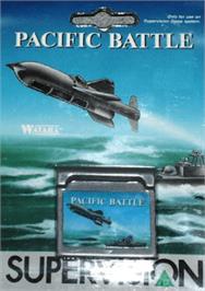 Box cover for Pacific Battle on the Watara Supervision.