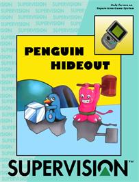 Box cover for Penguin Hideout on the Watara Supervision.