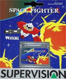 Box cover for Space Fighter on the Watara Supervision.
