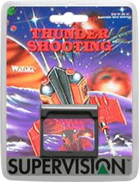 Box cover for Thunder Shooting on the Watara Supervision.