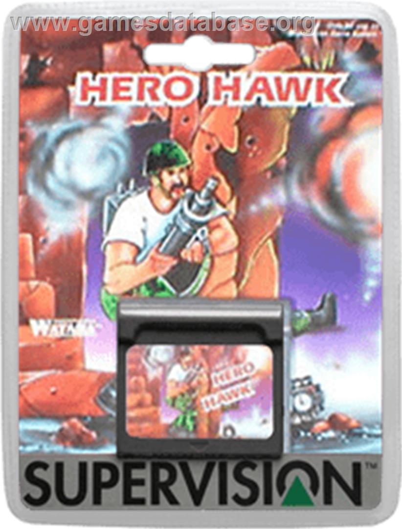 Hero Hawk - Watara Supervision - Artwork - Box