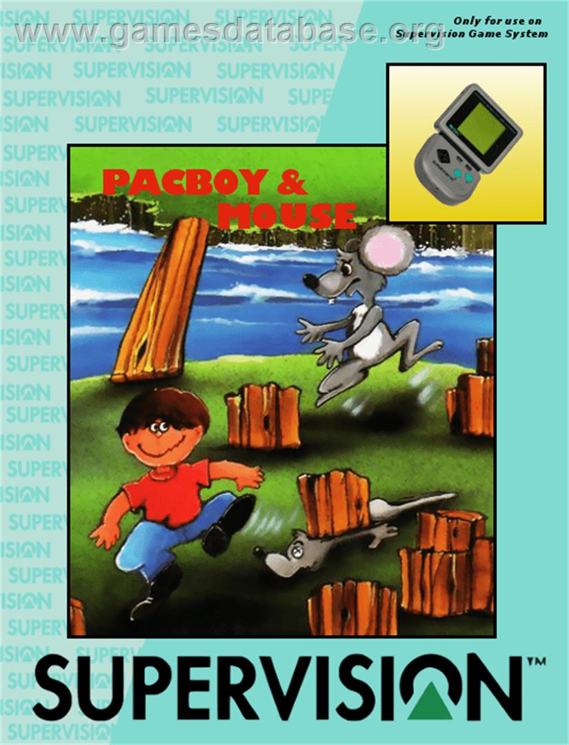 PacBoy & Mouse - Watara Supervision - Artwork - Box