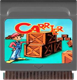 Cartridge artwork for Carrier on the Watara Supervision.