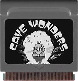Cartridge artwork for Cave Wonder on the Watara Supervision.