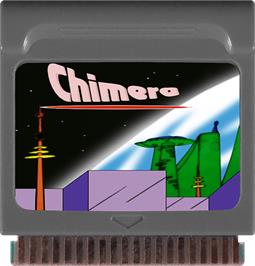 Cartridge artwork for Chimera on the Watara Supervision.