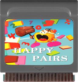 Cartridge artwork for Happy Pairs on the Watara Supervision.