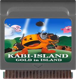 Cartridge artwork for Kabi Island: Gold in Island on the Watara Supervision.