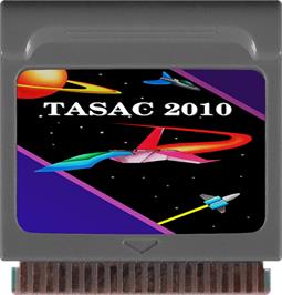 Cartridge artwork for Tasac 2010 on the Watara Supervision.