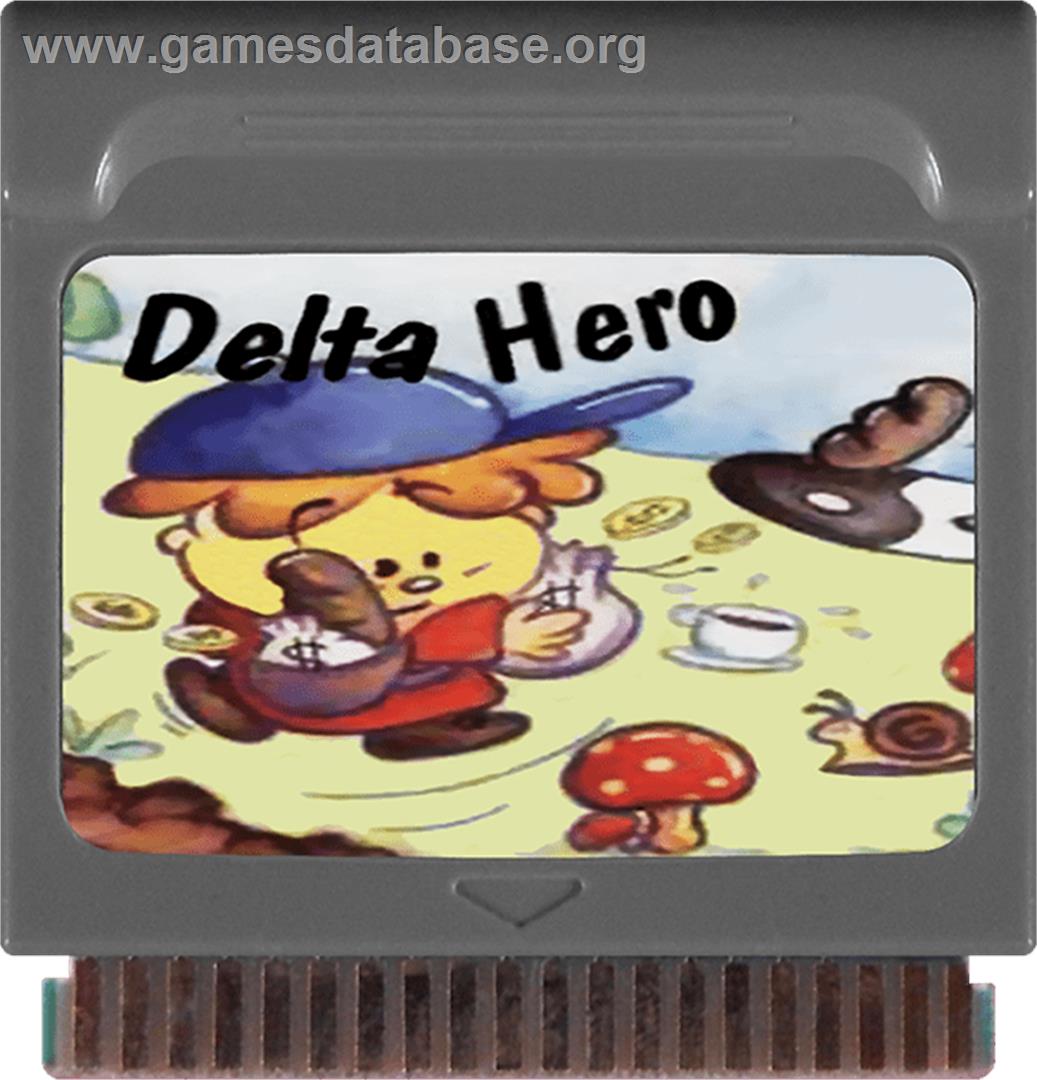 Delta Hero - Watara Supervision - Artwork - Cartridge