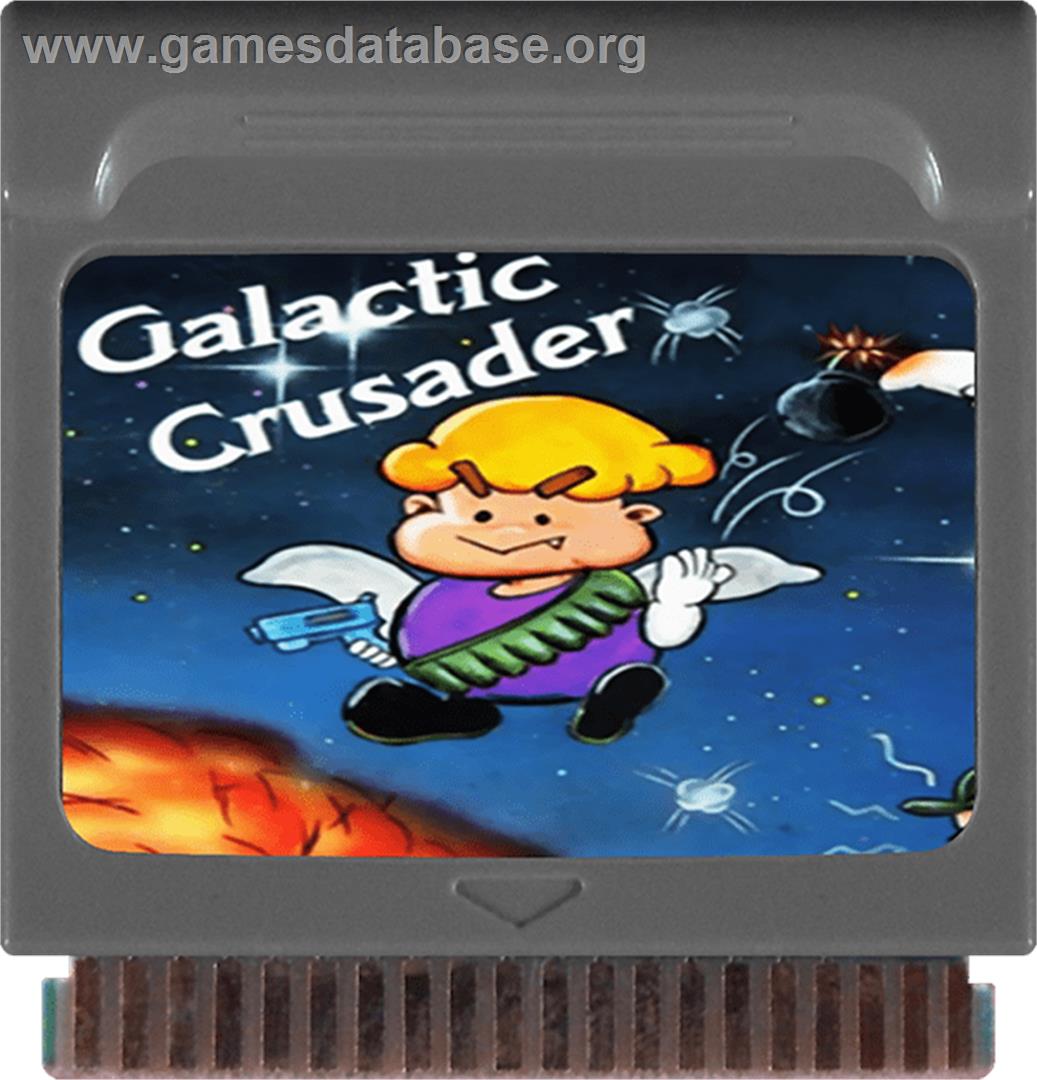 Galactic Crusader - Watara Supervision - Artwork - Cartridge