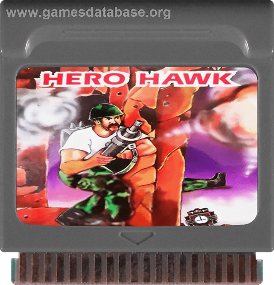 Hero Hawk - Watara Supervision - Artwork - Cartridge