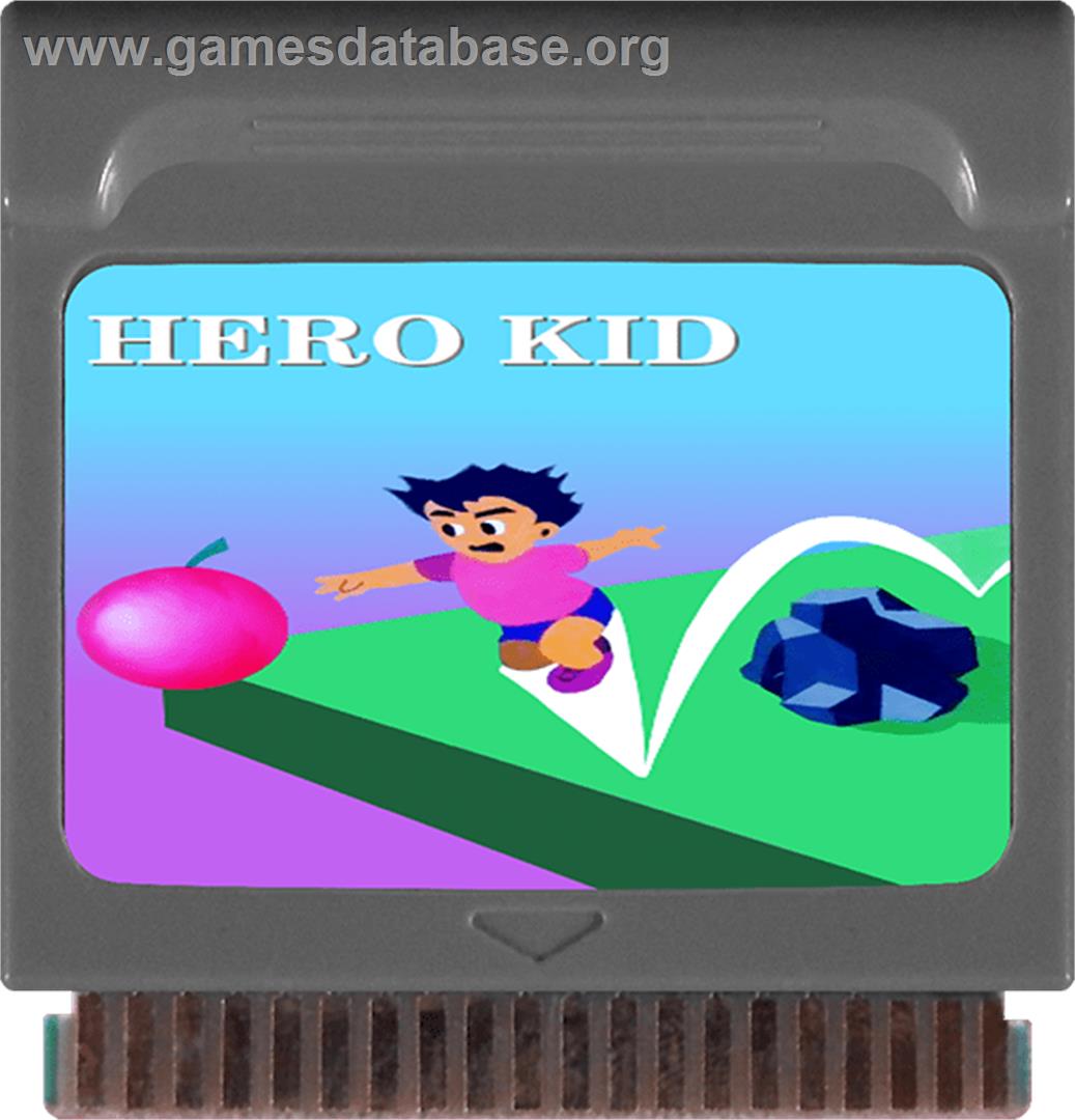 Hero Kid - Watara Supervision - Artwork - Cartridge