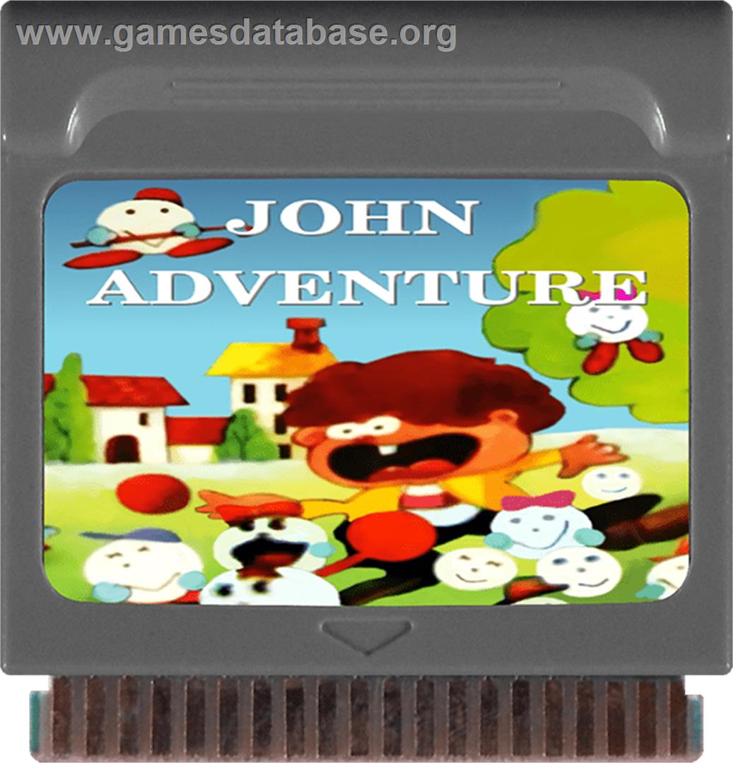 John Adventure - Watara Supervision - Artwork - Cartridge
