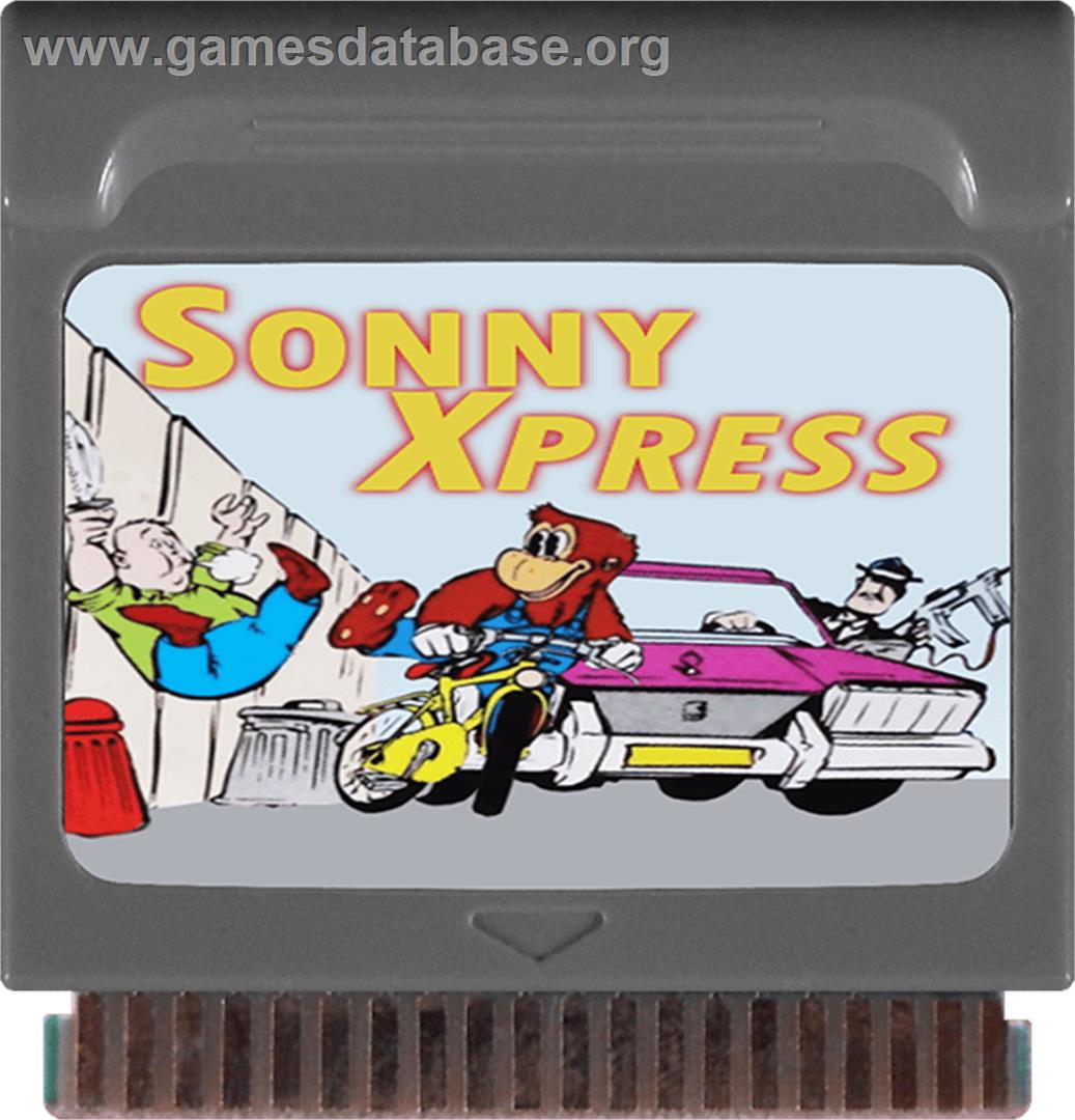 Sonny X'Press - Watara Supervision - Artwork - Cartridge