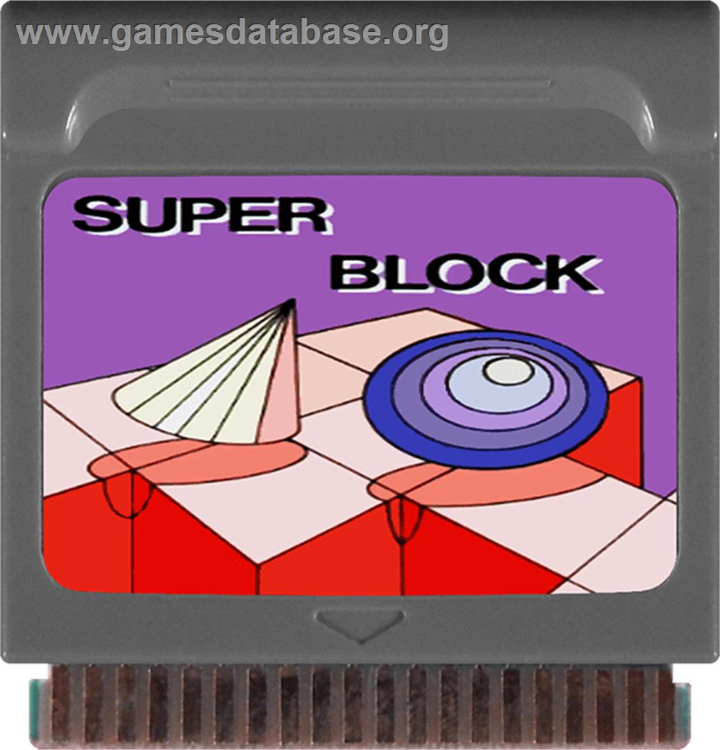 Super Block - Watara Supervision - Artwork - Cartridge