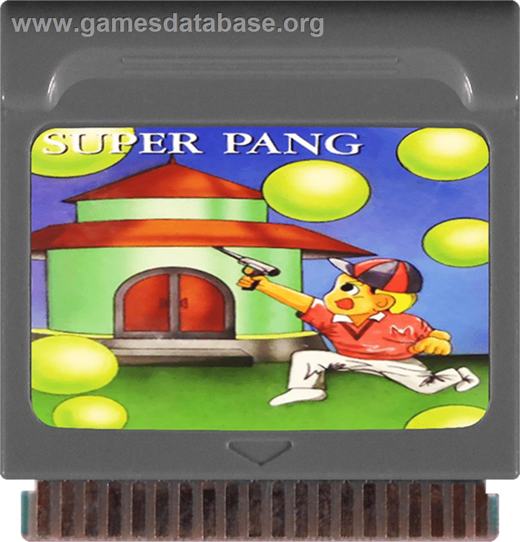 Super Pang - Watara Supervision - Artwork - Cartridge