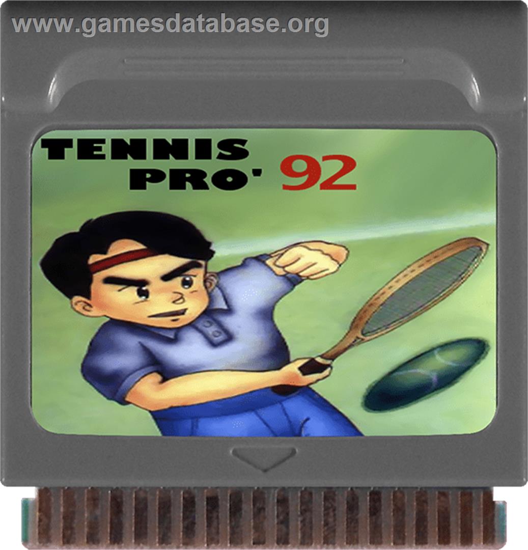 Tennis Pro '92 - Watara Supervision - Artwork - Cartridge
