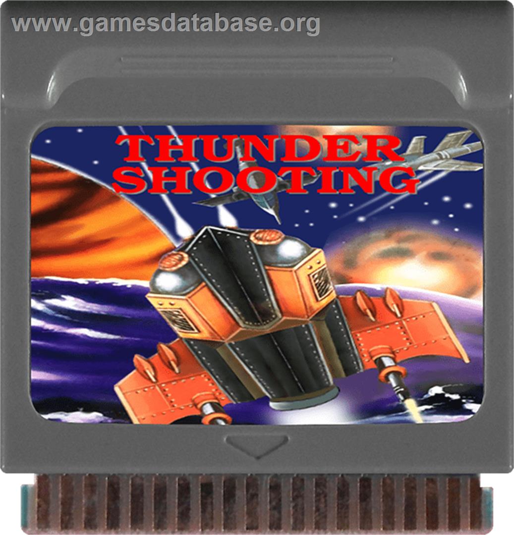 Thunder Shooting - Watara Supervision - Artwork - Cartridge