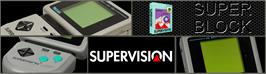 Arcade Cabinet Marquee for Super Block.