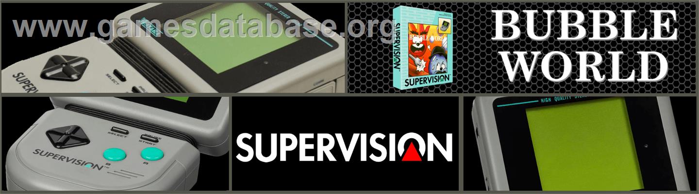 Bubble World - Watara Supervision - Artwork - Marquee