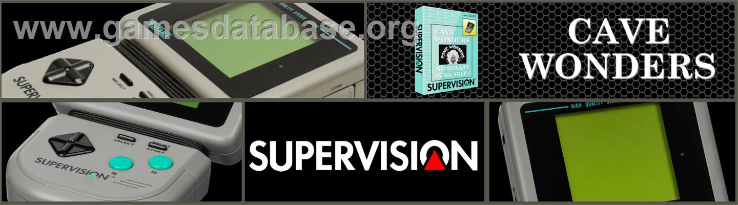 Cave Wonders - Watara Supervision - Artwork - Marquee