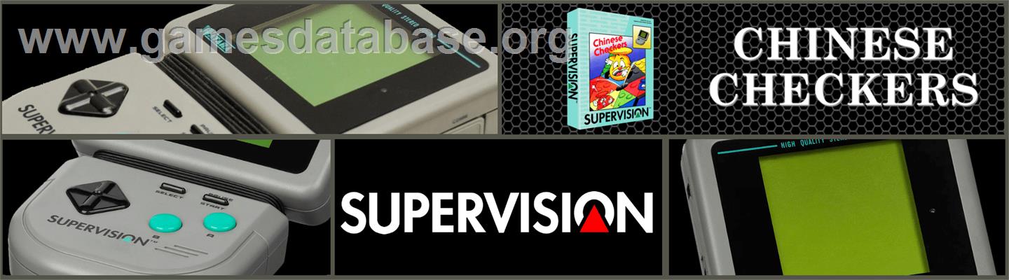 Chinese Checkers - Watara Supervision - Artwork - Marquee