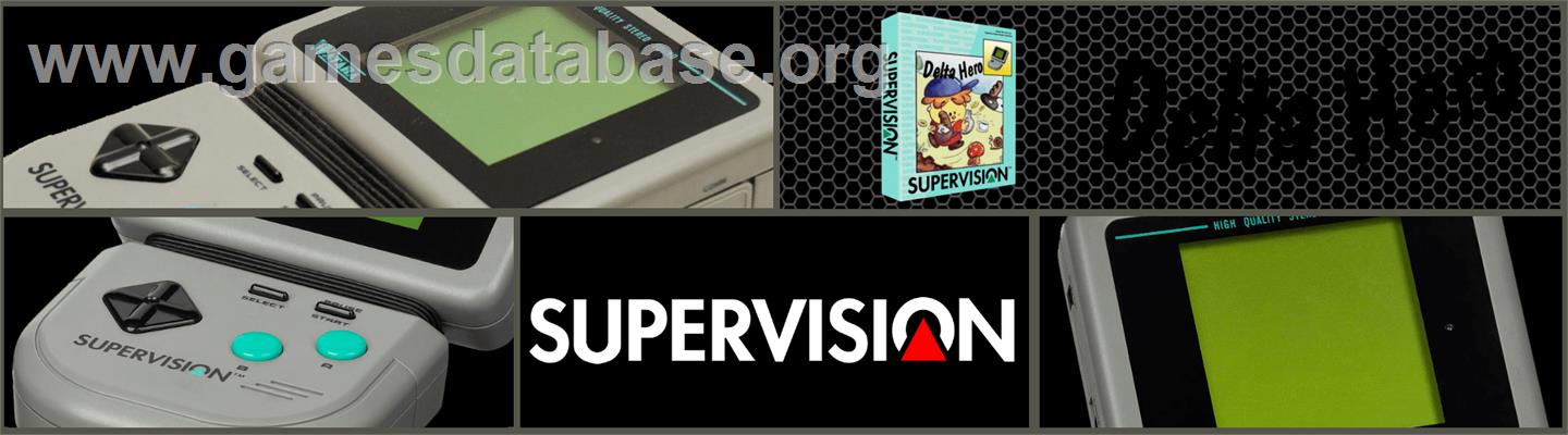 Delta Hero - Watara Supervision - Artwork - Marquee