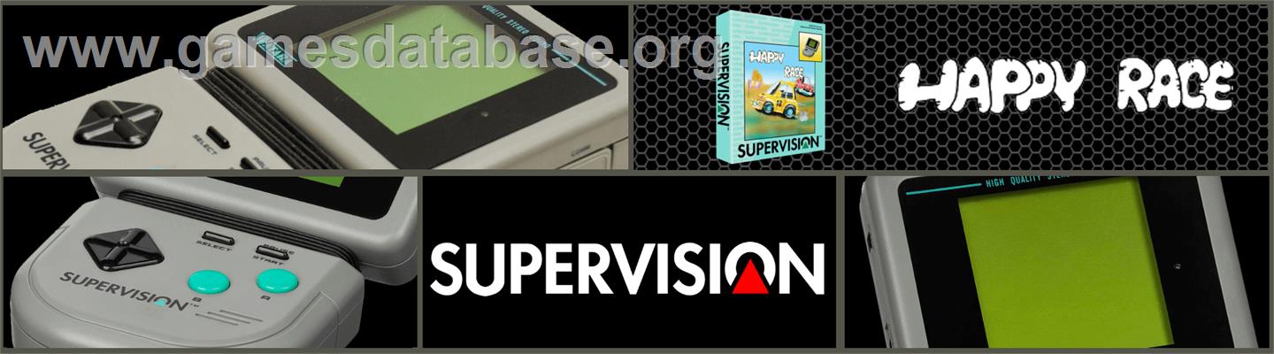Happy Race - Watara Supervision - Artwork - Marquee