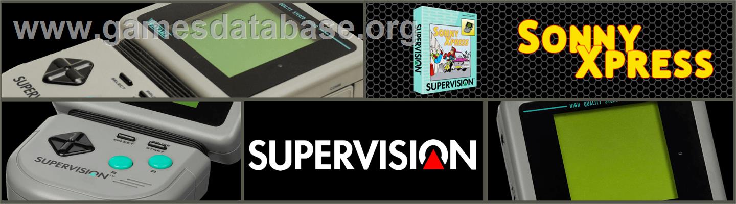 Sonny X'Press - Watara Supervision - Artwork - Marquee