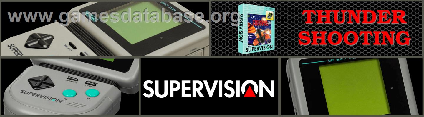 Thunder Shooting - Watara Supervision - Artwork - Marquee