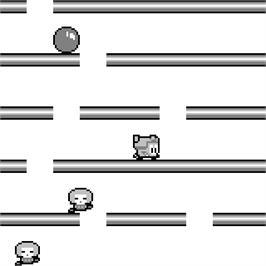 In game image of Bubble World on the Watara Supervision.