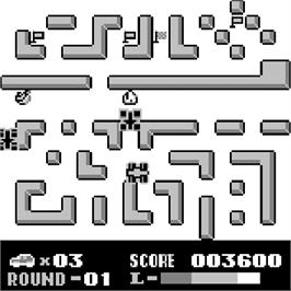 In game image of Happy Race on the Watara Supervision.