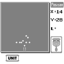 In game image of Pacific Battle on the Watara Supervision.