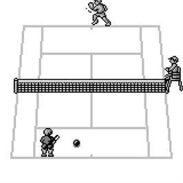 In game image of Tennis Pro '92 on the Watara Supervision.