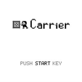 Title screen of Carrier on the Watara Supervision.