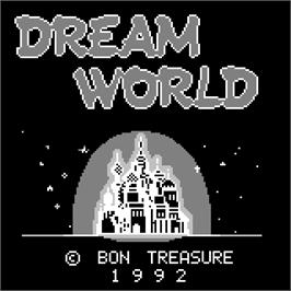 Title screen of Dream World on the Watara Supervision.