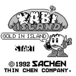 Title screen of Kabi Island: Gold in Island on the Watara Supervision.