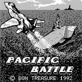 Title screen of Pacific Battle on the Watara Supervision.