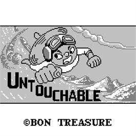 Title screen of Untouchable on the Watara Supervision.