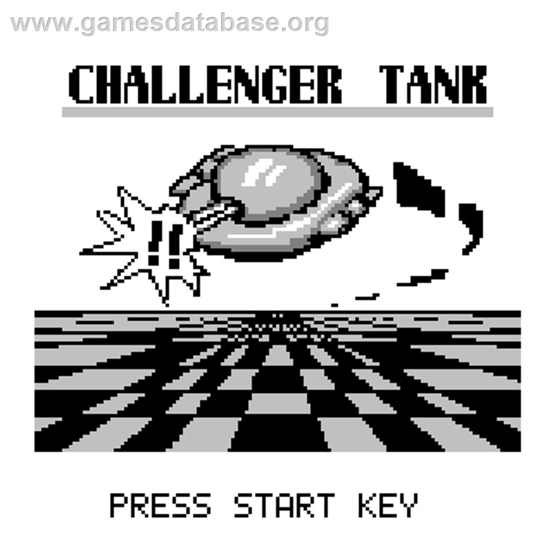 Challenger Tank - Watara Supervision - Artwork - Title Screen