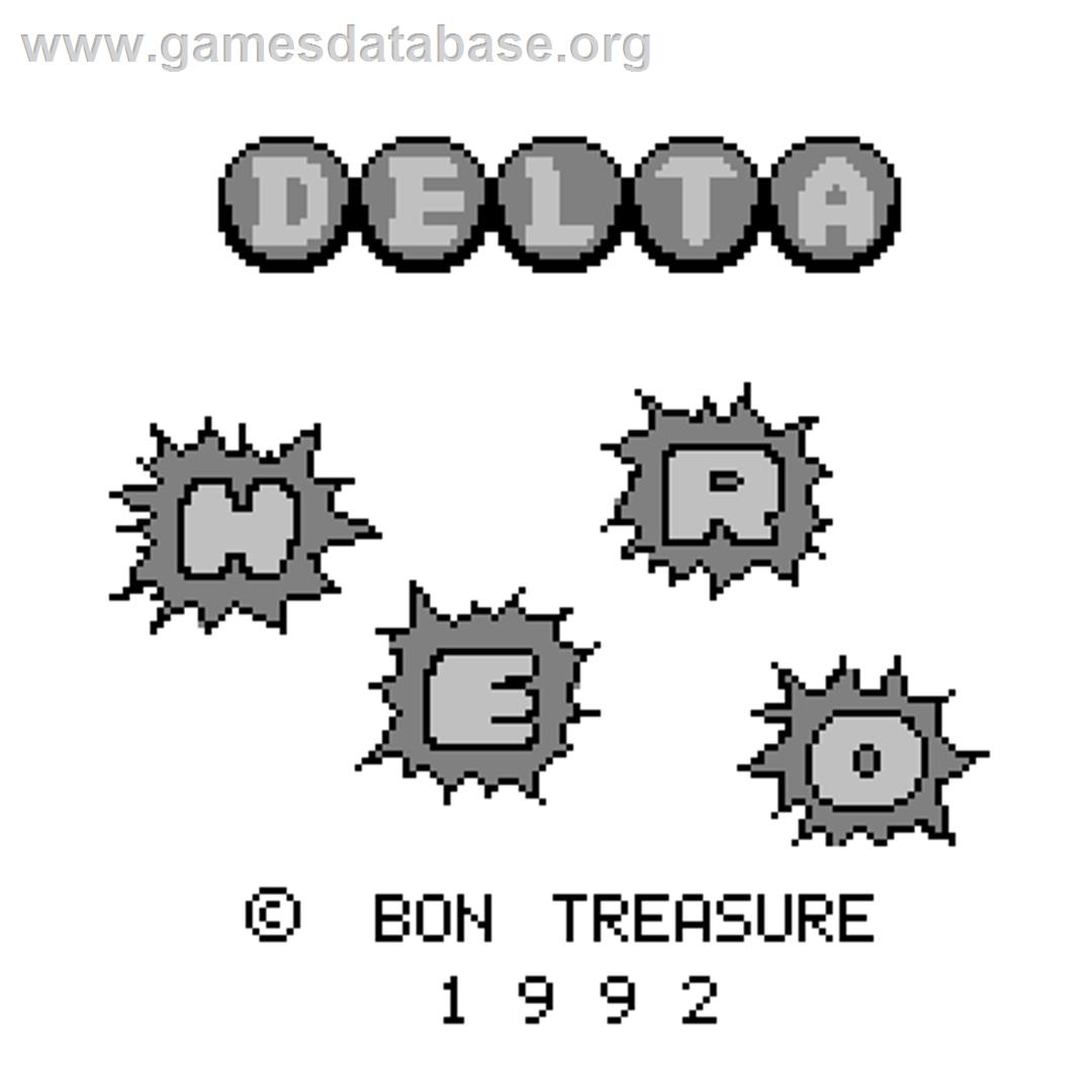 Delta Hero - Watara Supervision - Artwork - Title Screen