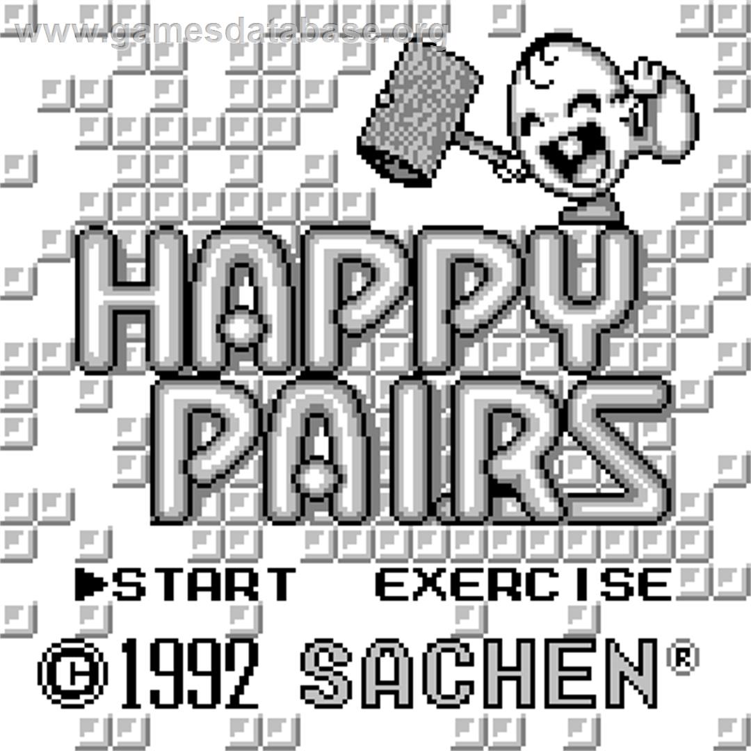 Happy Pairs - Watara Supervision - Artwork - Title Screen