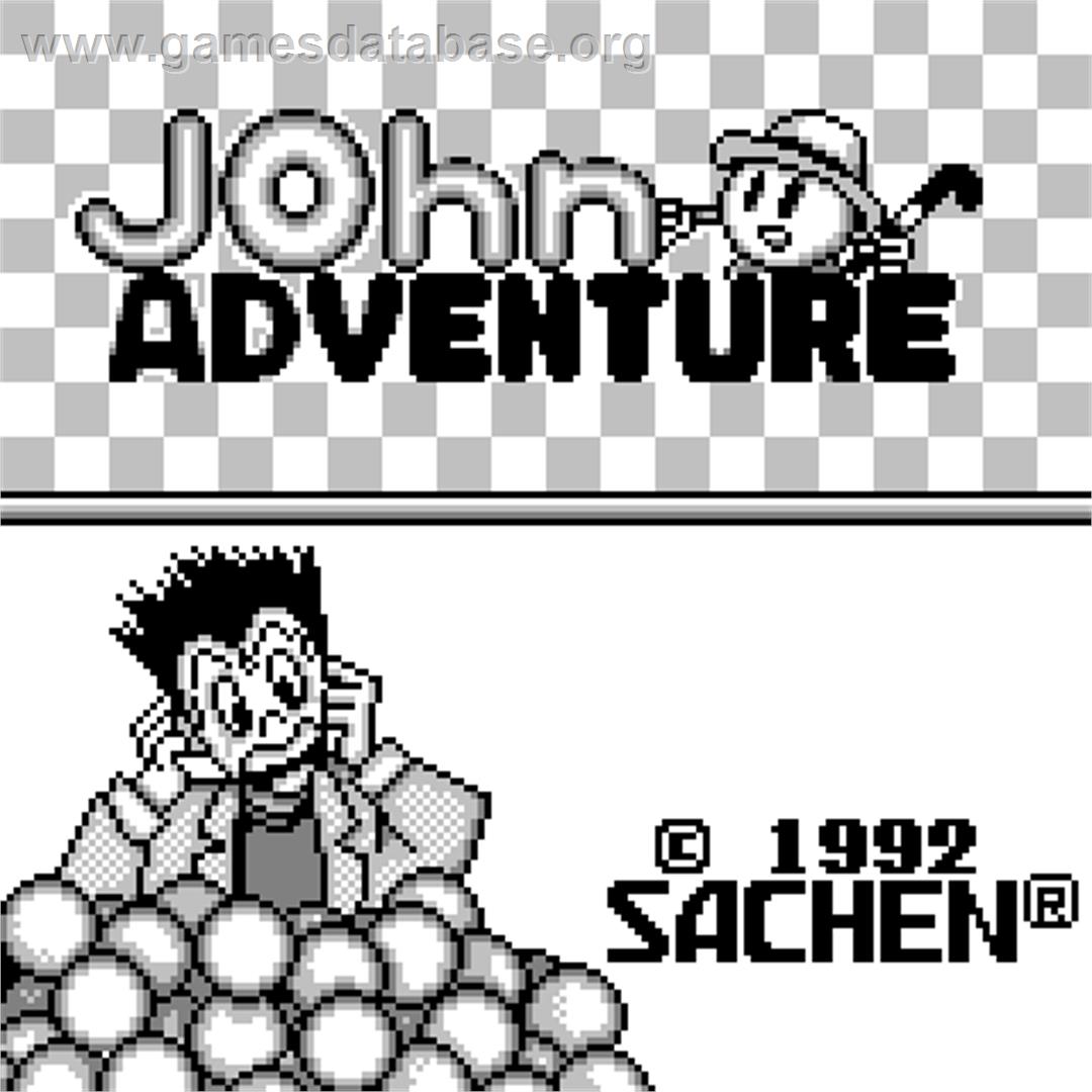 John Adventure - Watara Supervision - Artwork - Title Screen