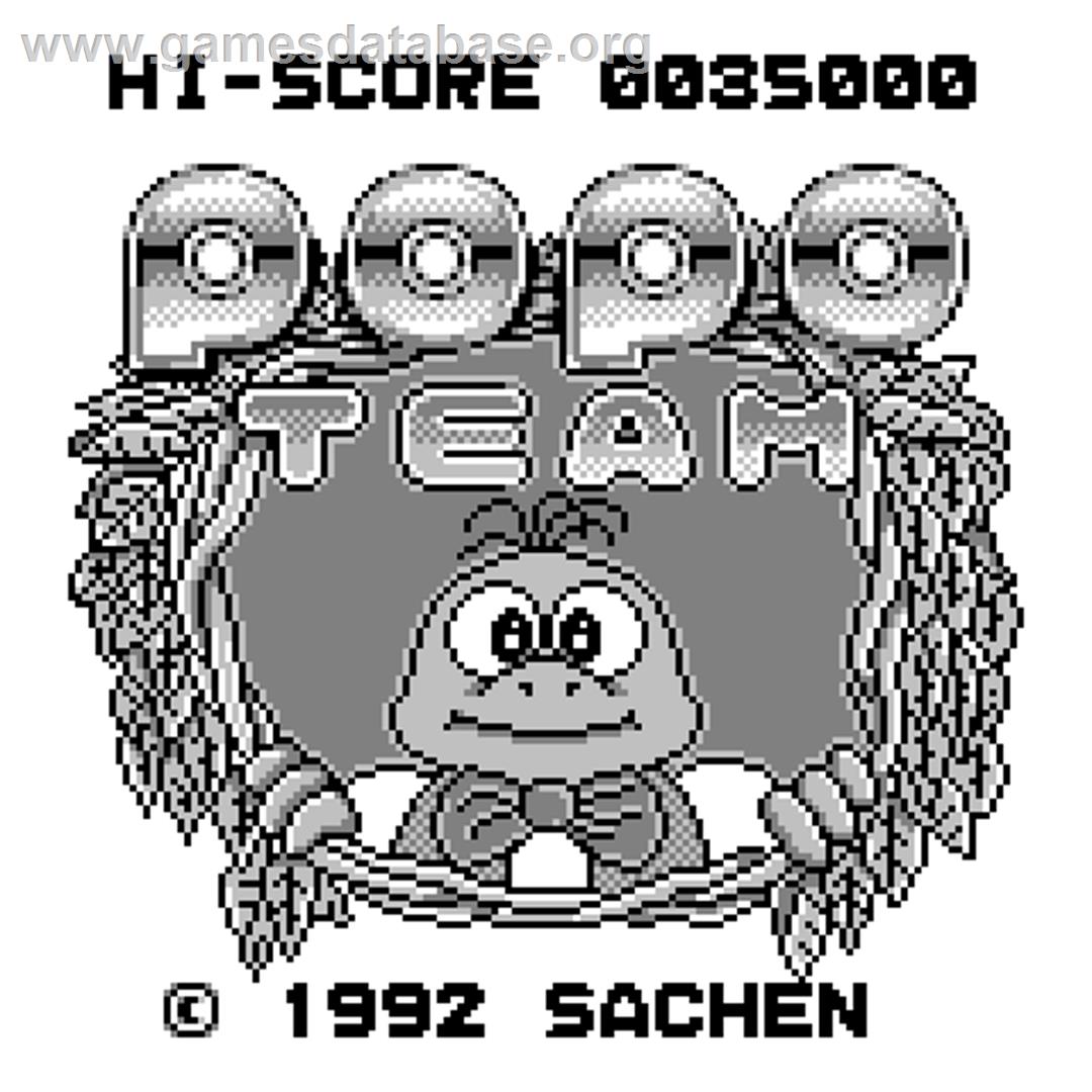 Popo Team - Watara Supervision - Artwork - Title Screen