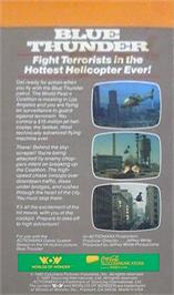 Box back cover for Blue Thunder on the WoW Action Max.