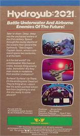 Box back cover for Hydrosub - 2021 on the WoW Action Max.
