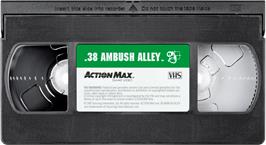 Cartridge artwork for .38 Ambush Alley on the WoW Action Max.