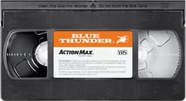 Cartridge artwork for Blue Thunder on the WoW Action Max.